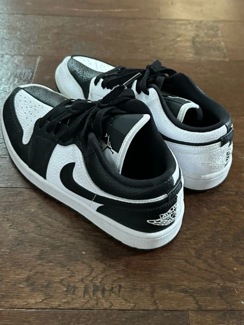 Nike Air Jordan 1 Low SE Homage Split White/ Black-size 8 women’s like new - Picture 16 of 16